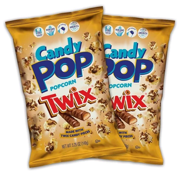 Paquet Candy Pop détouré sur fond crème